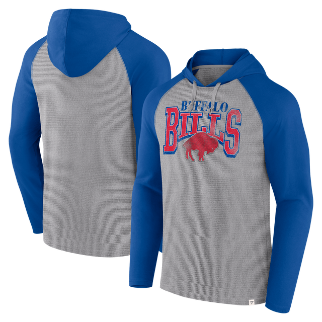 Bills Men's Fanatics Under Center Hooded Long Sleeve T-Shirt