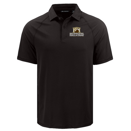 Black College Football Hall of Fame Cutter & Buck Men's Prospect Recycled Featherlight Stretch Polo