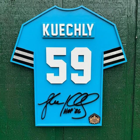 Luke Kuechly Class of 2026 Wood Jersey 3D Sign - DS