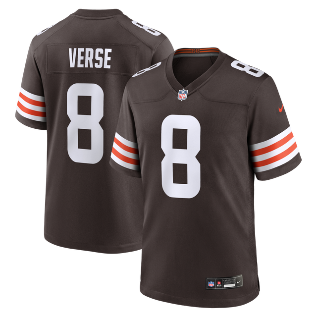 Browns Jared Verse 2026 Nike Men's Home Game Jersey