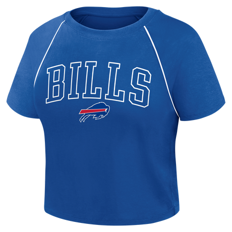 Bills 2026 Fanatics Women's Cropped Short Sleeve Fashion Top