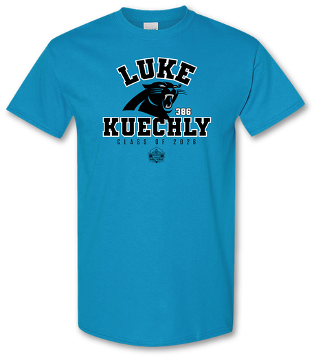 Luke Kuechly Panthers Class of 2026 Enshrinee T-Shirt