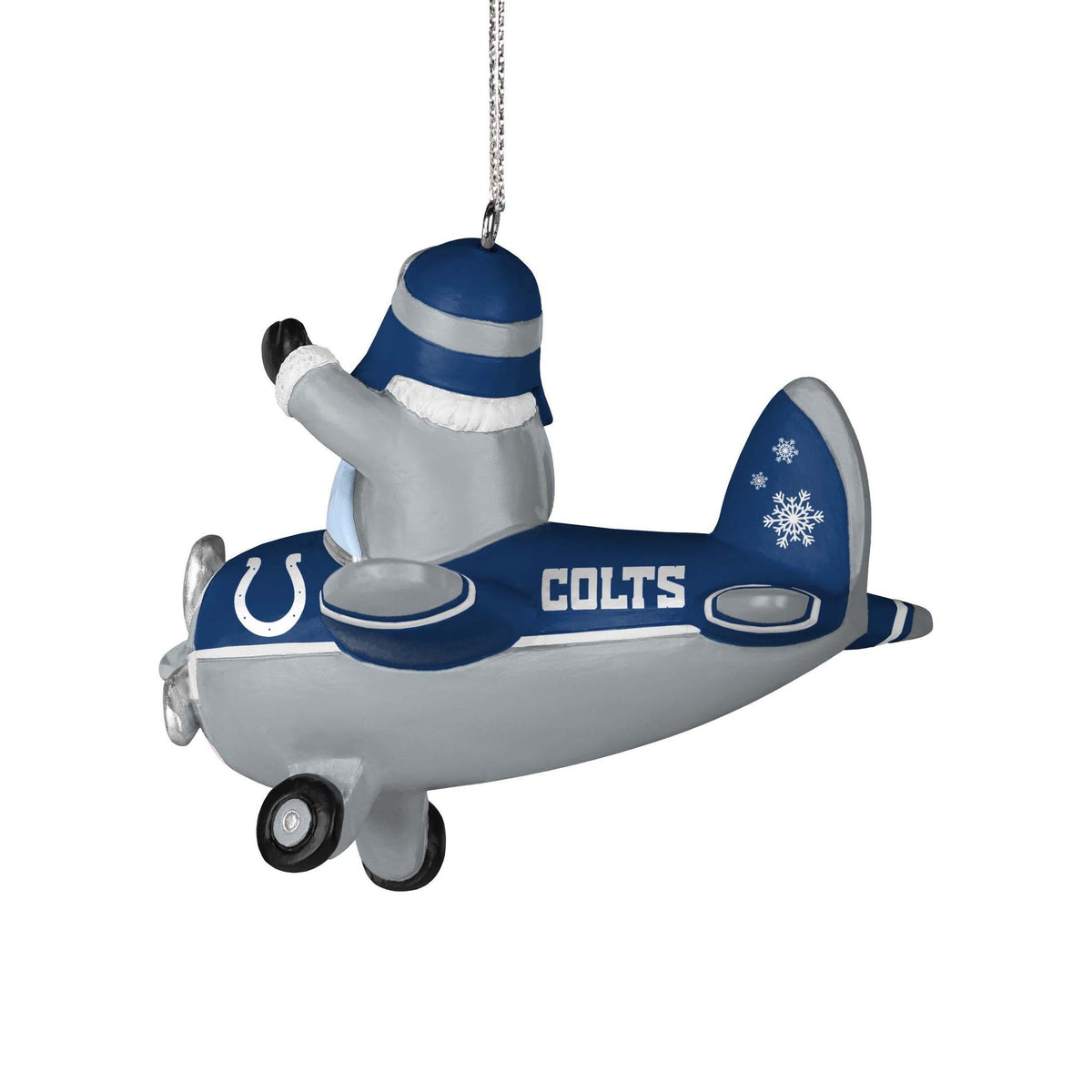 Colts Santa Airplane Ornament Pro Football Hall of Fame