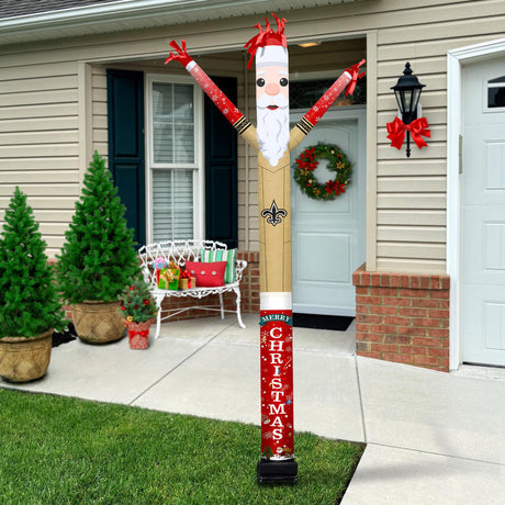 Saints Team Pride Inflatable Crazy Christmas Santa Sports Fan