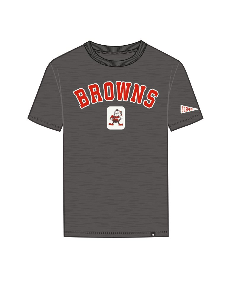 Browns 2026 '47 Brand Men's Historic Heavy Slub T-Shirt