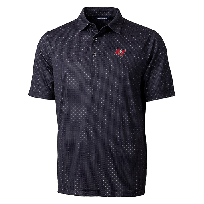 Buccaneers Pike Double Dot Print Stretch Polo