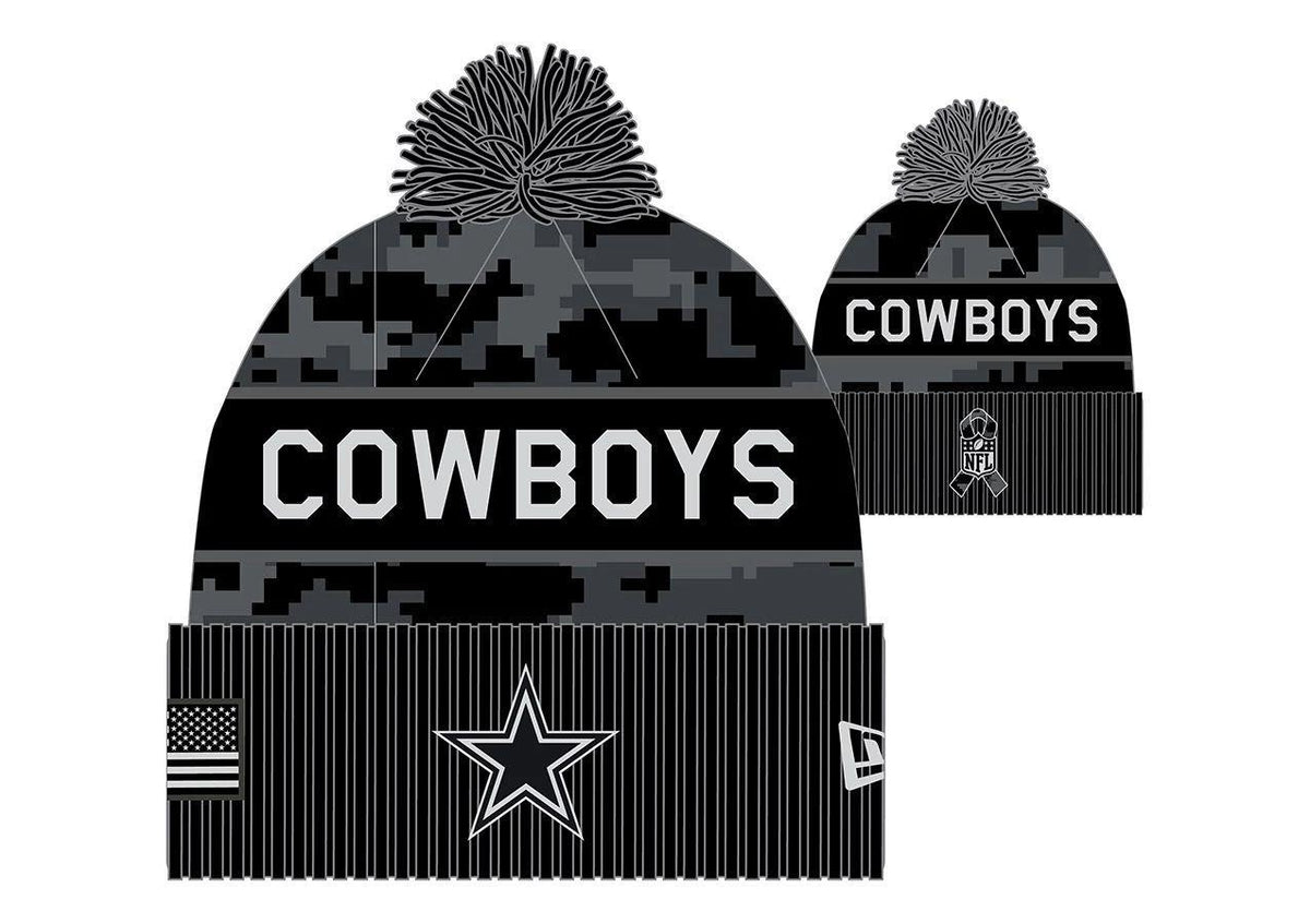 Cowboys 2026 New Era Men's Salute to Service Knit Pro Football Hall of Fame