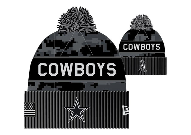 Cowboys 2026 New Era Men's Salute to Service Knit Pro Football Hall of Fame