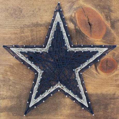 Cowboys Team Pride String Art Set