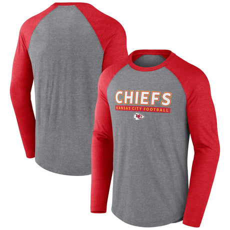 Chiefs Men's Fanatics Triblend Long Sleeve T-Shirt