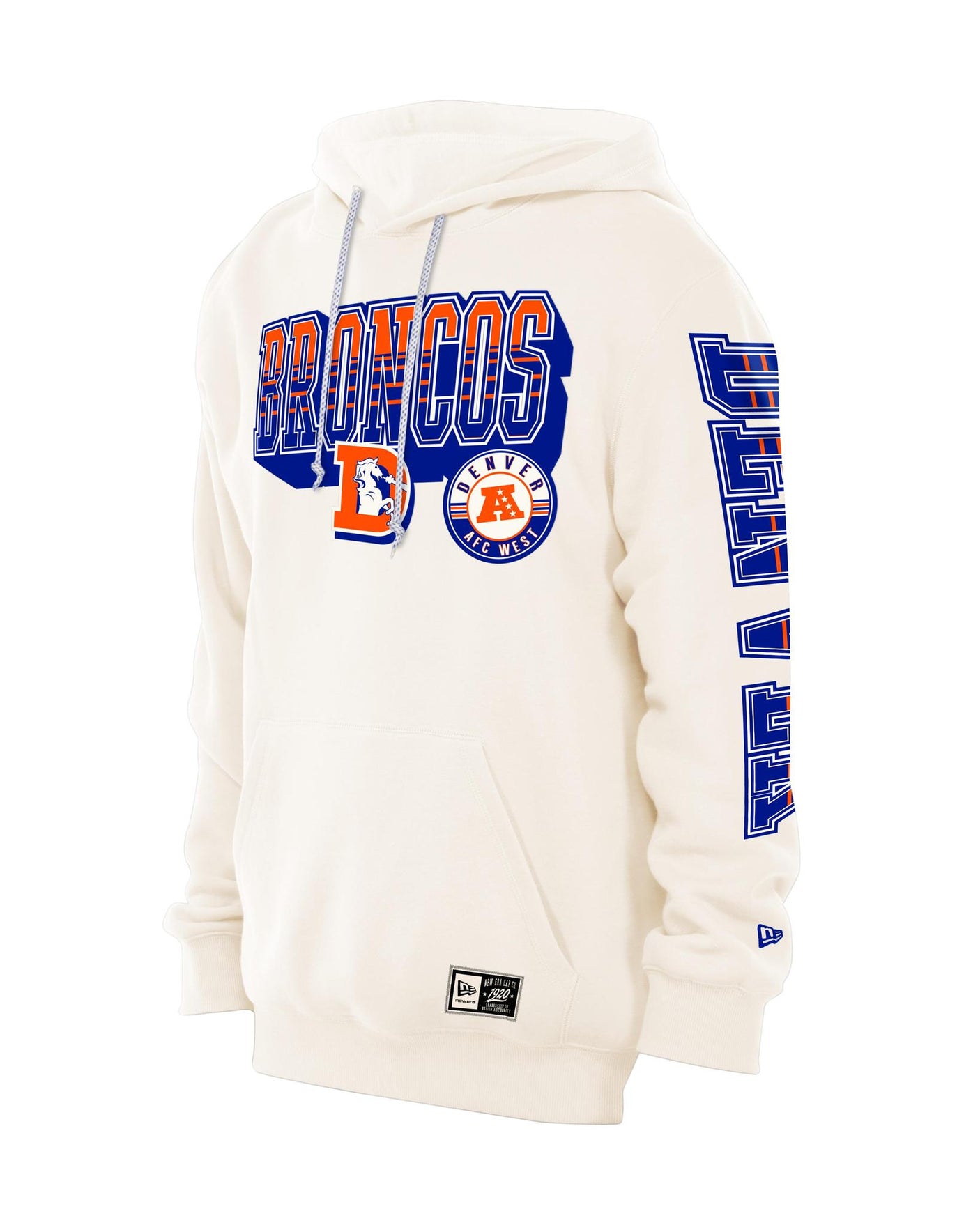 Broncos 2026 New Era Men's Dune Dust Hooded Sweatshirt
