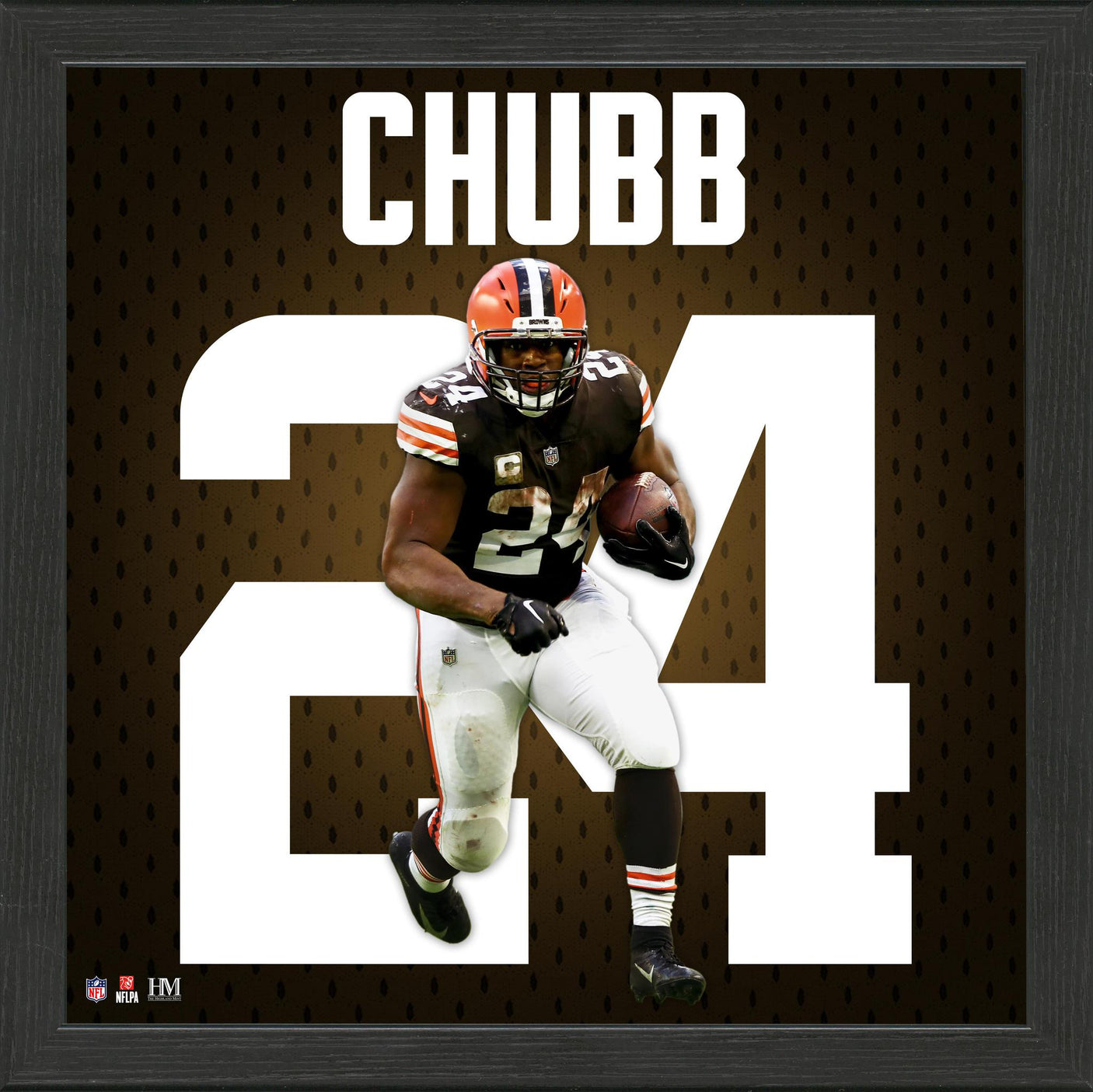 Nick Chubb Impact Jersey Frame