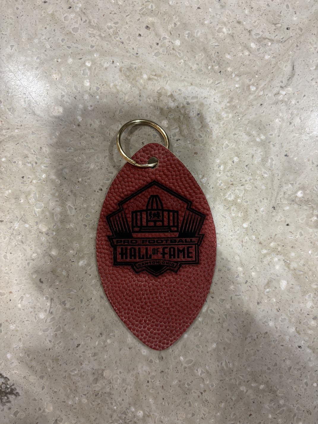 Hof leather wilson keychain