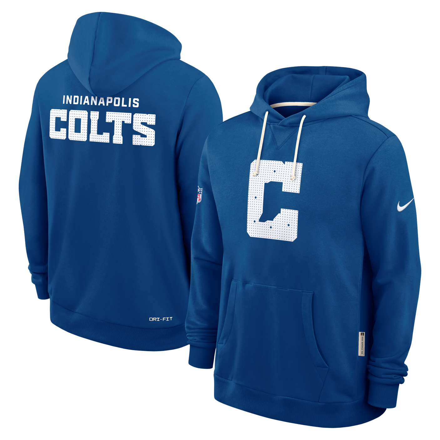 Colts 2025 Nike Men's Sideline DRI-Fit Hoodie