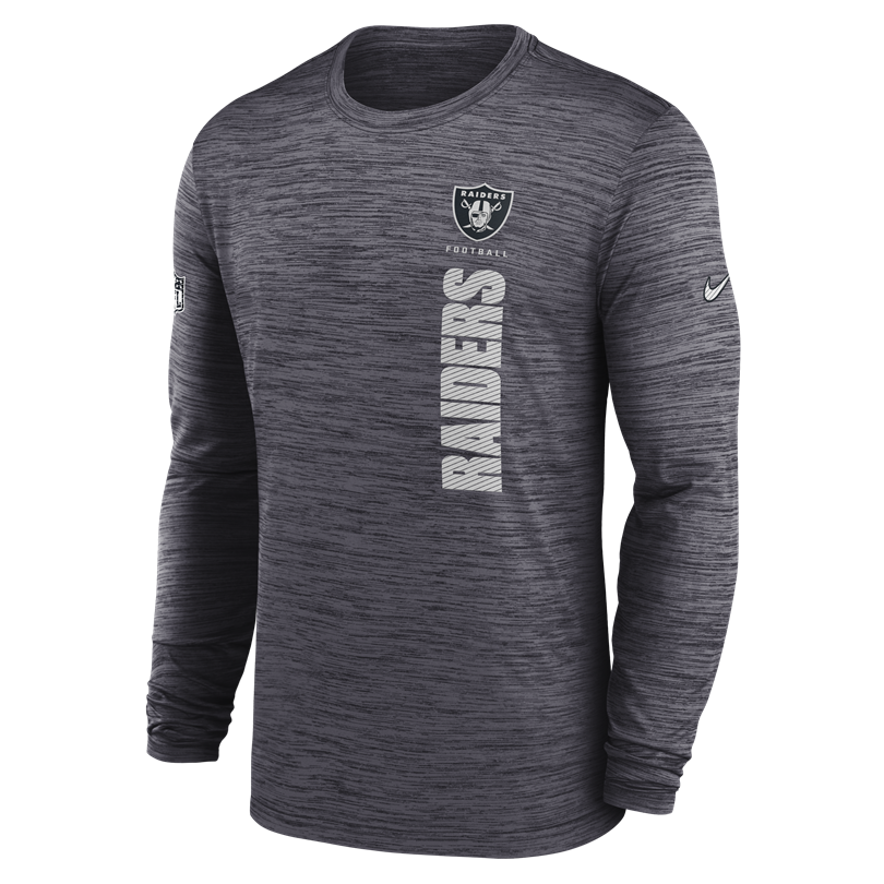 Raiders Men's Nike Velocity Long Sleeve T-Shirt