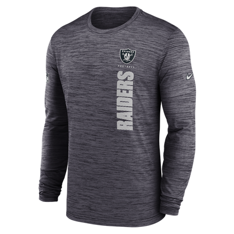 Raiders Men's Nike Velocity Long Sleeve T-Shirt