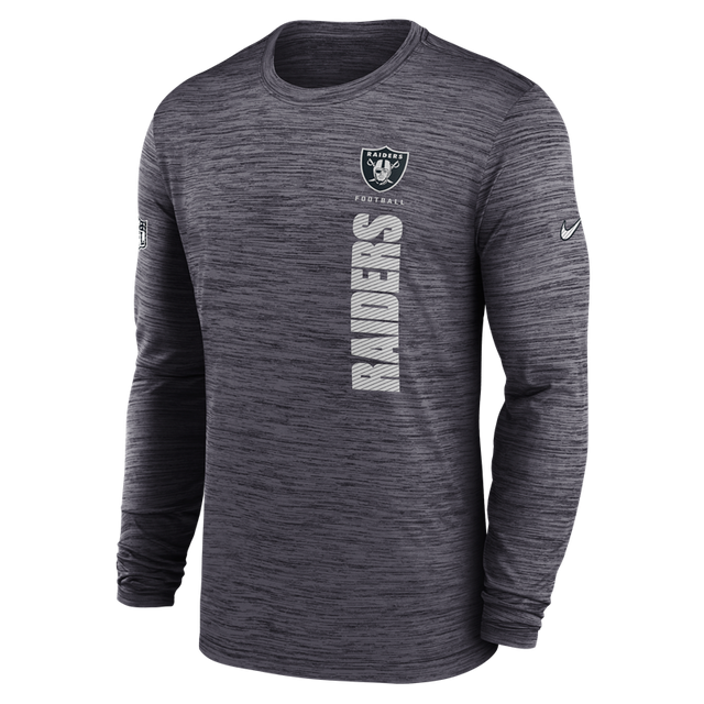 Raiders Men's Nike Velocity Long Sleeve T-Shirt