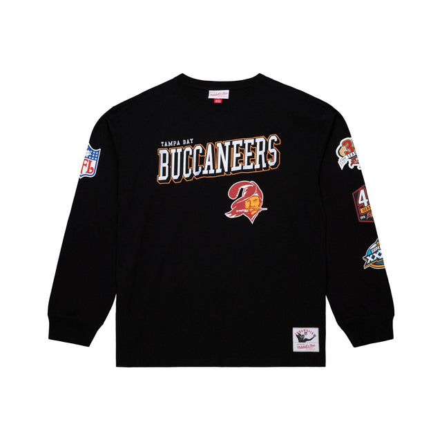 Buccaneers 2026 Mitchell & Ness Vintage Logo Training Camp Long Sleeve T-Shirt