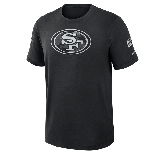 49ers 2026 Nike Men's Salute to Service T-Shirt Pro Football Hall of Fame