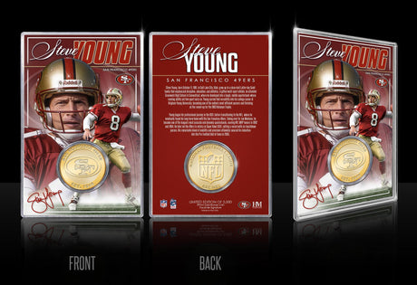 49ers Steve Young Bronze Coin Card