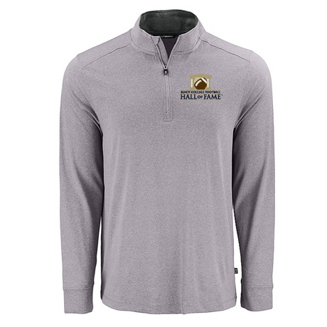 Black College Football Hall of Fame Cutter & Buck Men's Big & Tall Forge Recycled Four-Way Stretch 1/4 Zip Pullover
