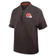 Browns 2026 Nike Men's Lightweight Coaches Short Sleeve Jacket