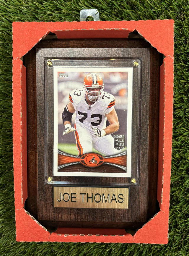 Joe Thomas 4x6 Plaque