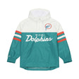 Dolphins 2026 Mitchell & Ness Men's Head Coach Lightweight Anorak Windbreaker Pro Football Hall of Fame