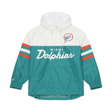 Dolphins 2026 Mitchell & Ness Men's Head Coach Lightweight Anorak Windbreaker Pro Football Hall of Fame
