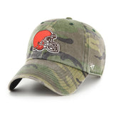 Browns Men's '47 Camo Clean Up Hat