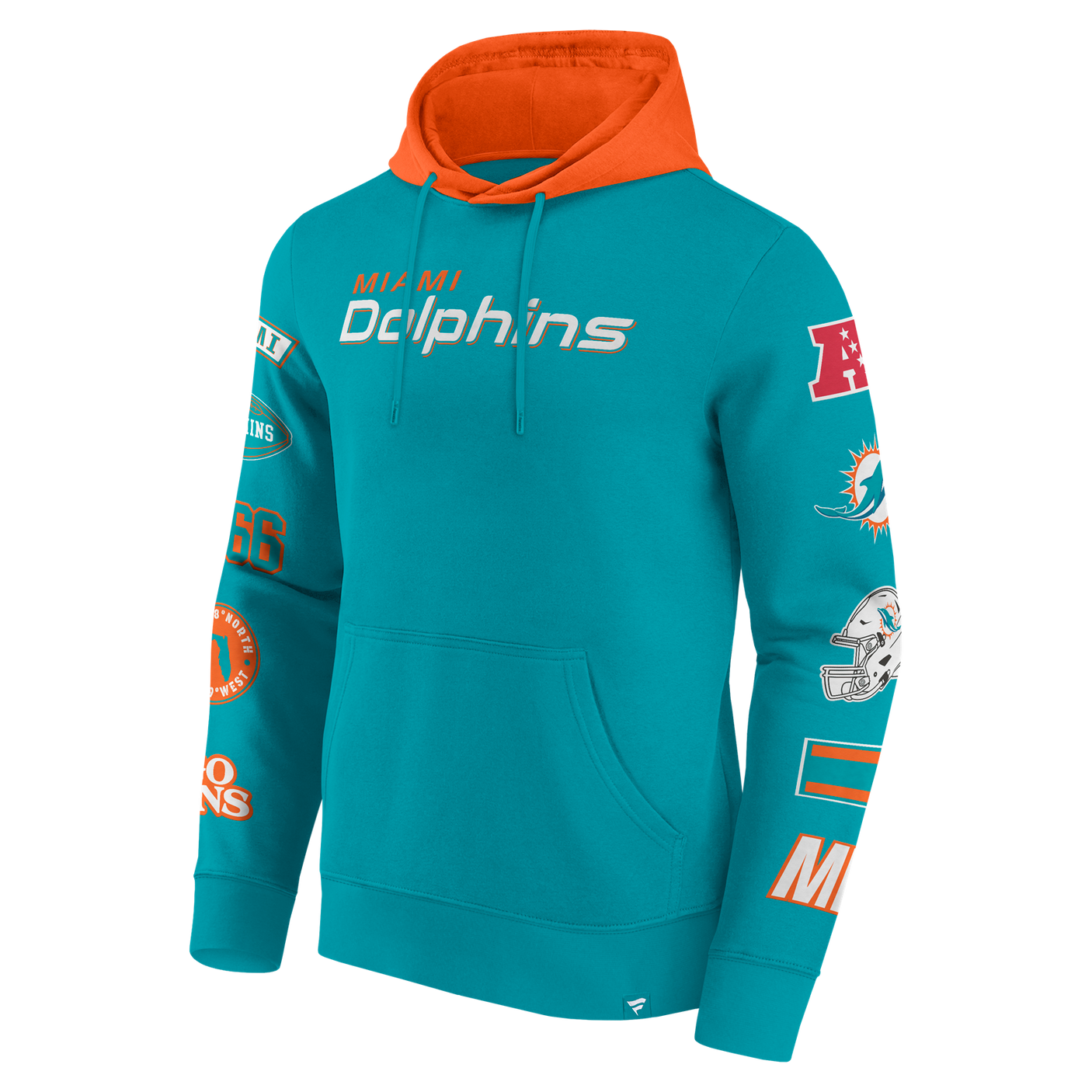 Dolphins 2024 Fanatics Men's Patched Out Sweatshirt