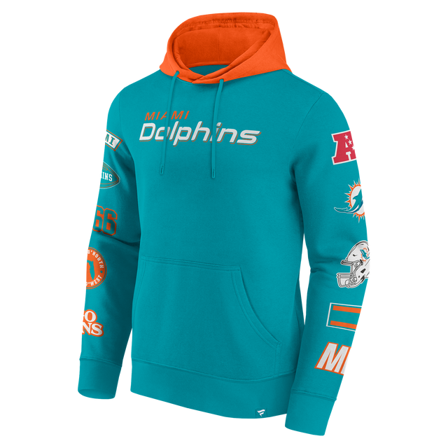 Dolphins 2024 Fanatics Men's Patched Out Sweatshirt