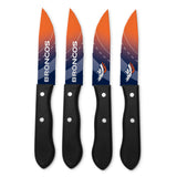 Broncos 4-Piece Steak Knife Set