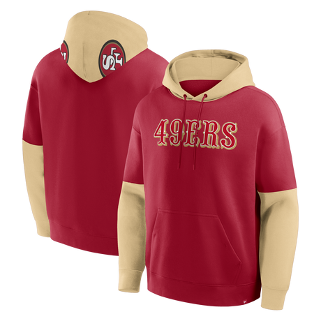 49ers 2025 Men's Fanatics Helmet Fleece Sweatshirt