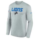 Lions 2026 Nike Men's Rivalries Collection Sideline Legend Dri-FIT Long-Sleeve T-Shirt