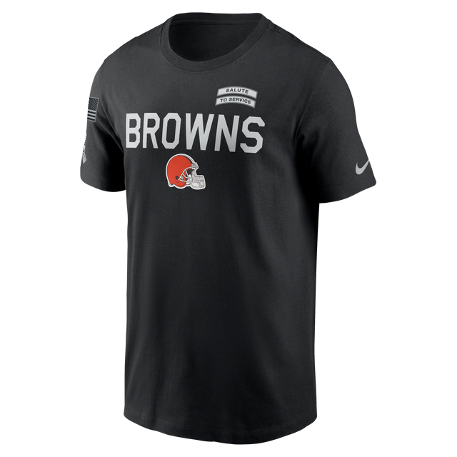 Browns 2026 Nike Men's Salute to Service Team Issue T-Shirt Pro Football Hall of Fame