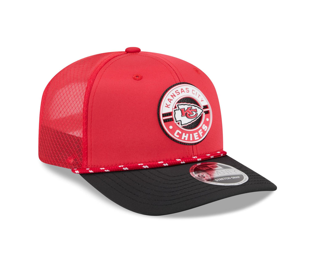 Chiefs 2026 New Era Men's 9SEVENTY Stretch Snap Two-Tone Hat Pro Football Hall of Fame