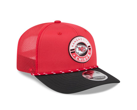Chiefs 2026 New Era Men's 9SEVENTY Stretch Snap Two-Tone Hat Pro Football Hall of Fame