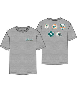 Dolphins 2025 '47 Brand Men's Historic Lock Foundation T-Shirt