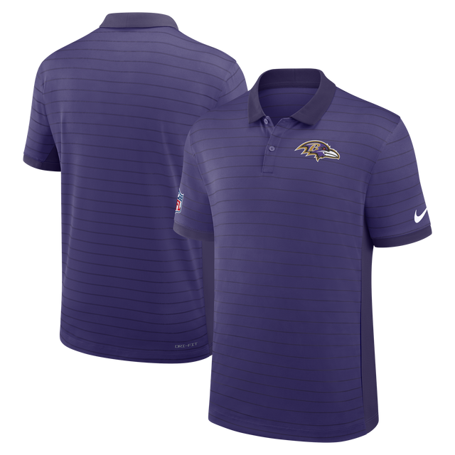 Ravens 2026 Nike Men's Dri-Fit Striped Polo