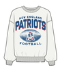 Patriots 2025 '47 Brand Women's Arch Cloud Oversized Crewneck
