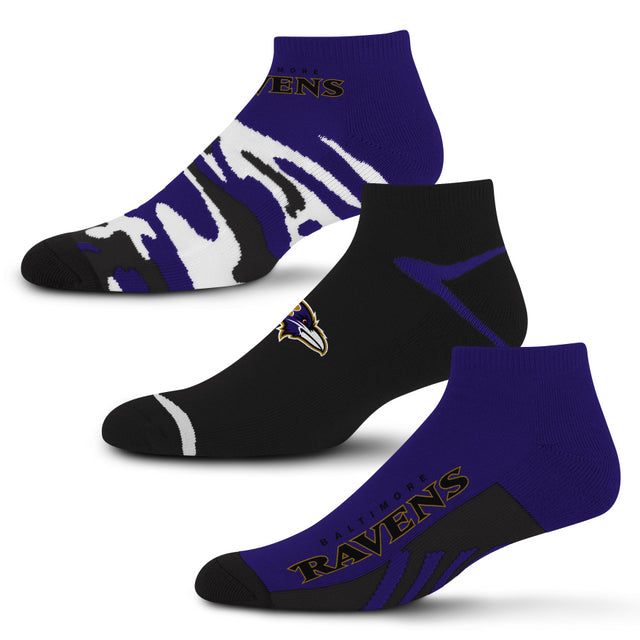 Ravens Camo Boom 3-Pack Socks