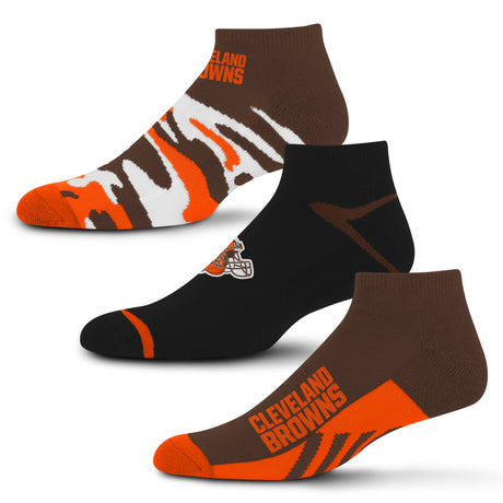 Browns Camo Boom 3-Pack Socks