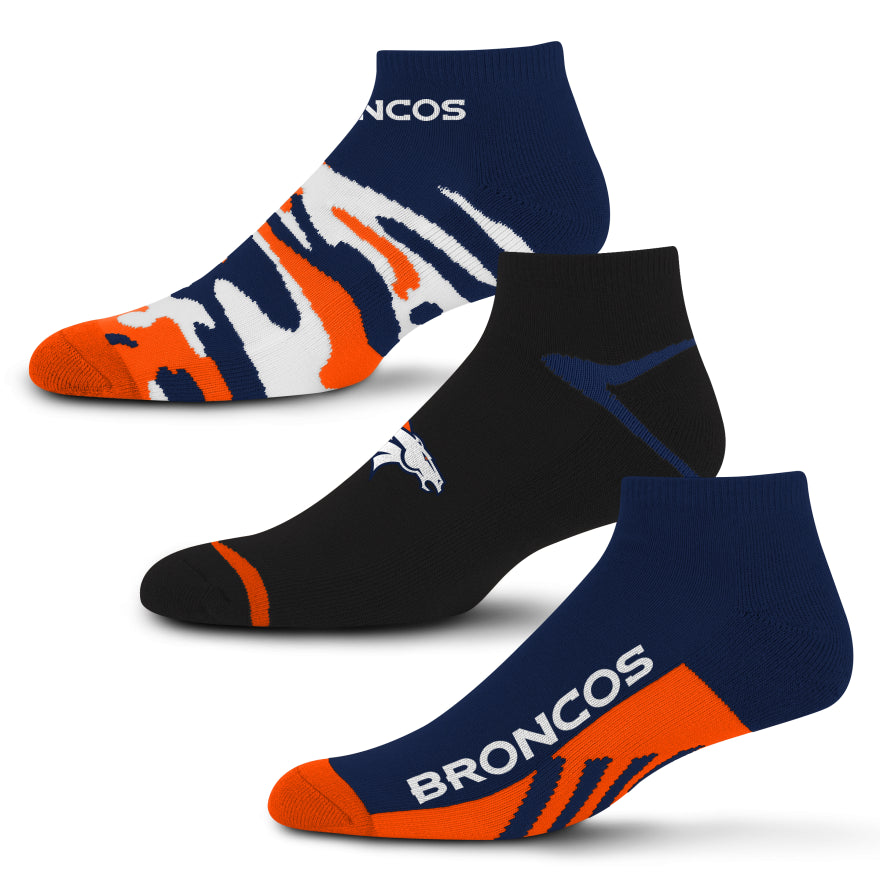 Broncos Camo Boom 3-Pack Socks