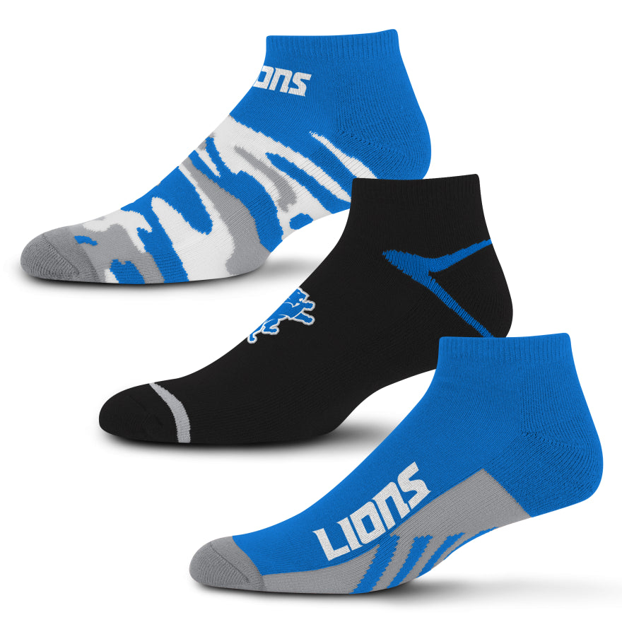 Lions Camo Boom 3-Pack Socks