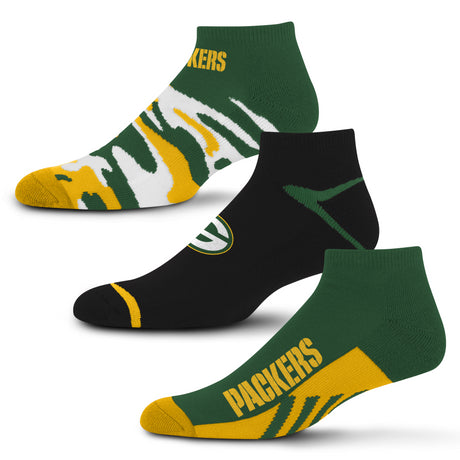 Packers Camo Boom 3-Pack Socks