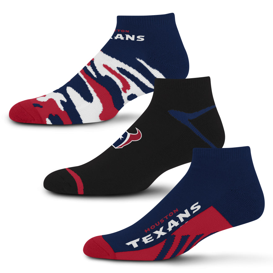 Texans Camo Boom 3-Pack Socks