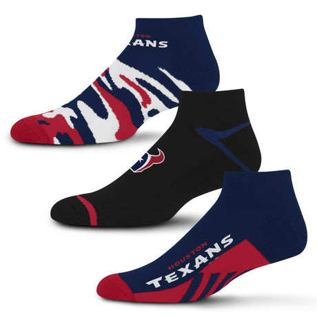 Texans Camo Boom 3-Pack Socks