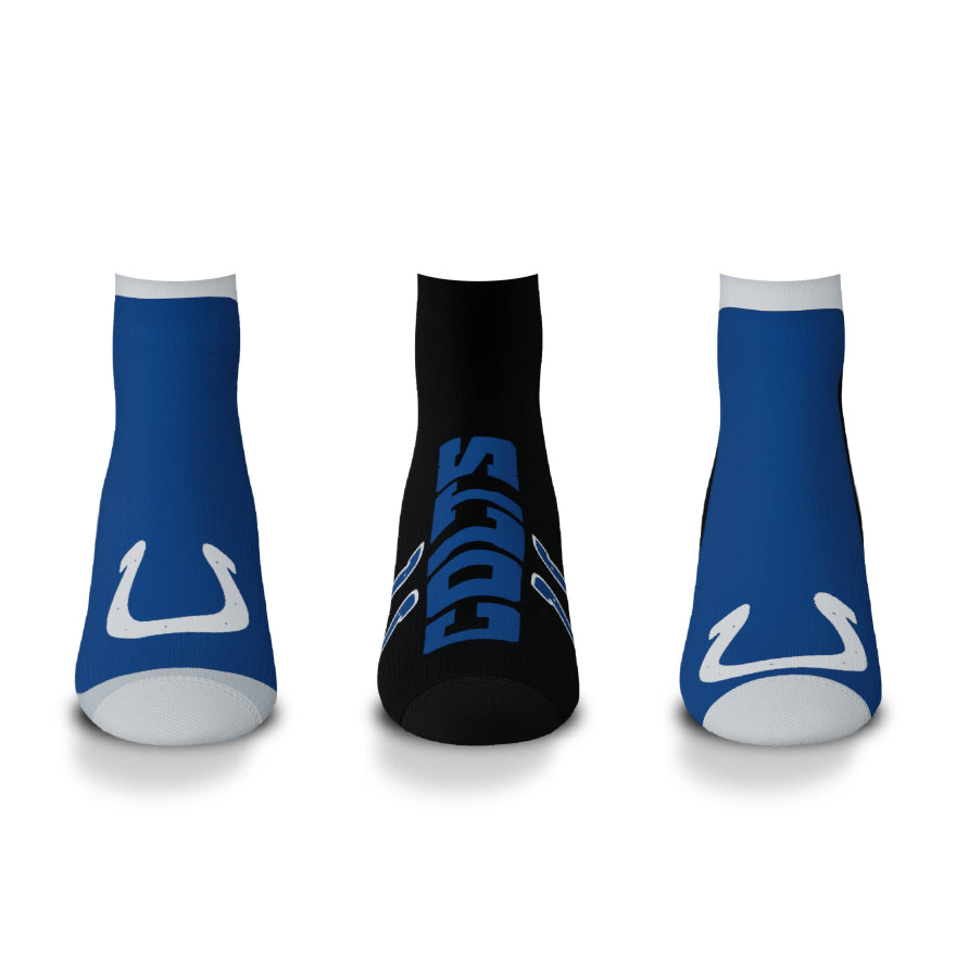 Colts For Bare Feet Flash 3 Pack Socks