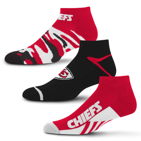 Chiefs Camo Boom 3-Pack Socks